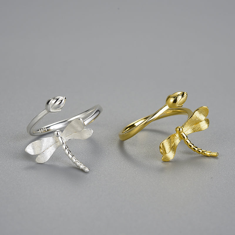 Dragonfly Wedding Ring | Women's Dragonfly Ring | Parure by Asma