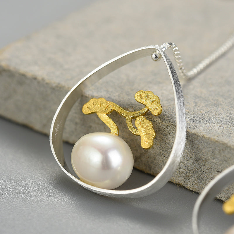 Bonsai Tree Earrings | Bonsai Pearl Earrings | Parure by Asma