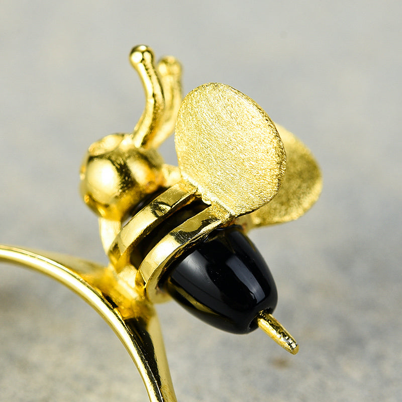 Honey & Bee Agate Ring.jpg