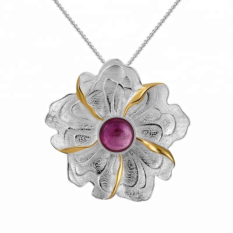 Peony Flower Tourmaline Necklace.jpg