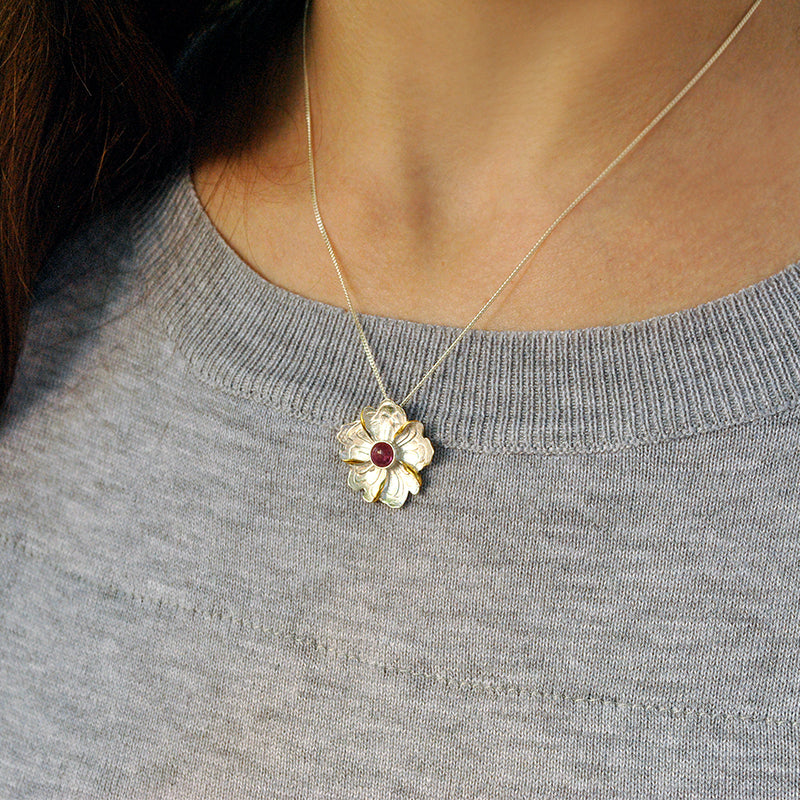 Peony Flower Tourmaline Necklace.jpg