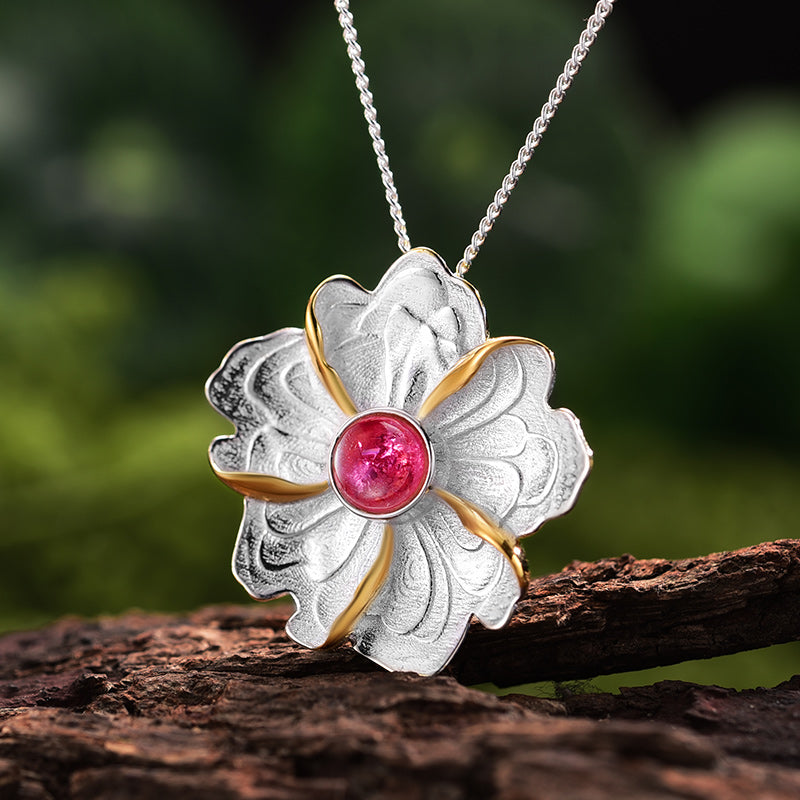 Peony Flower Tourmaline Necklace.jpg