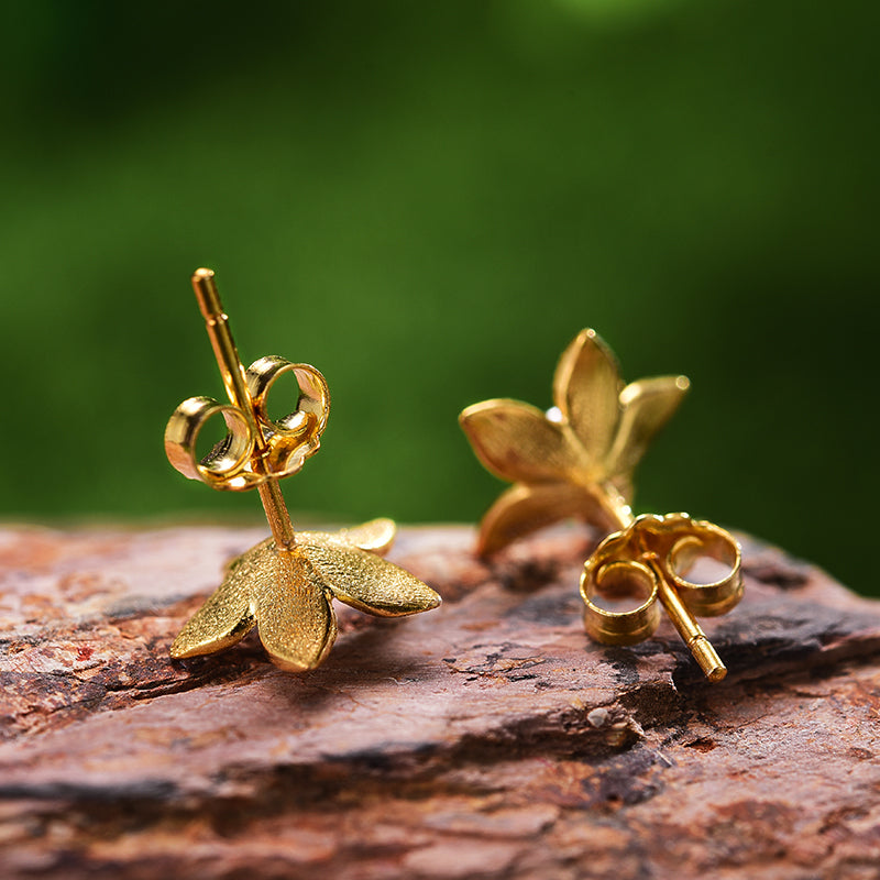 Minimalist Lily Studs