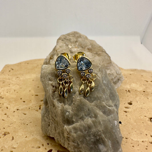 L'aqua Drop Studs