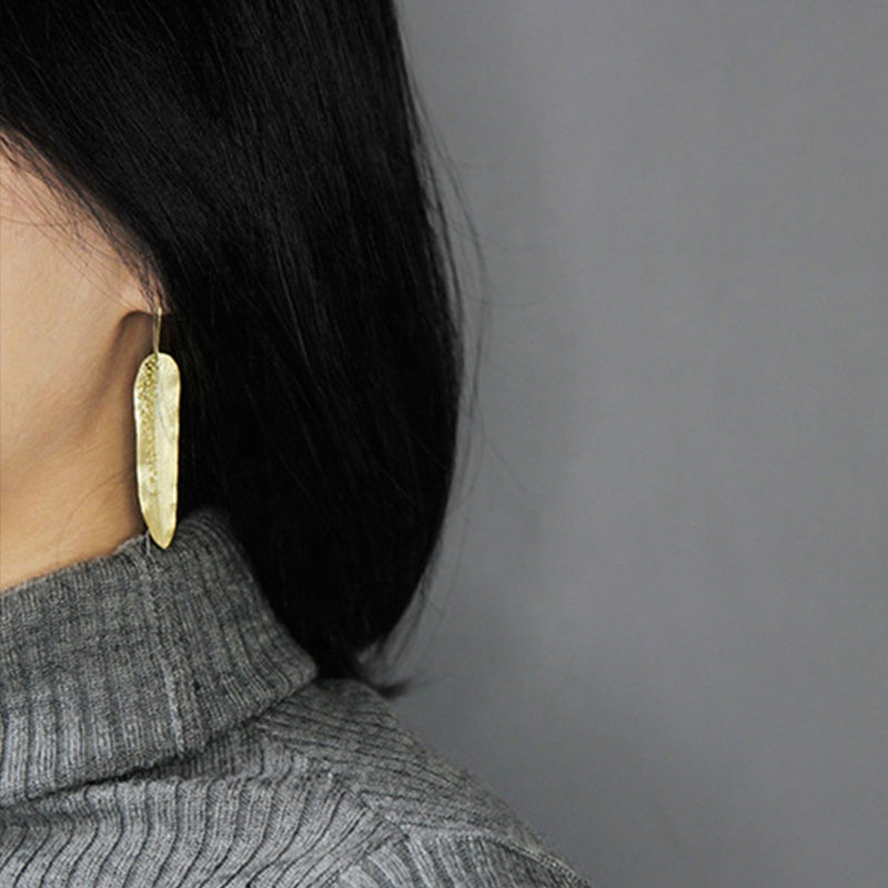 Willow Leaf Dangle Earrings | Parure by Asma