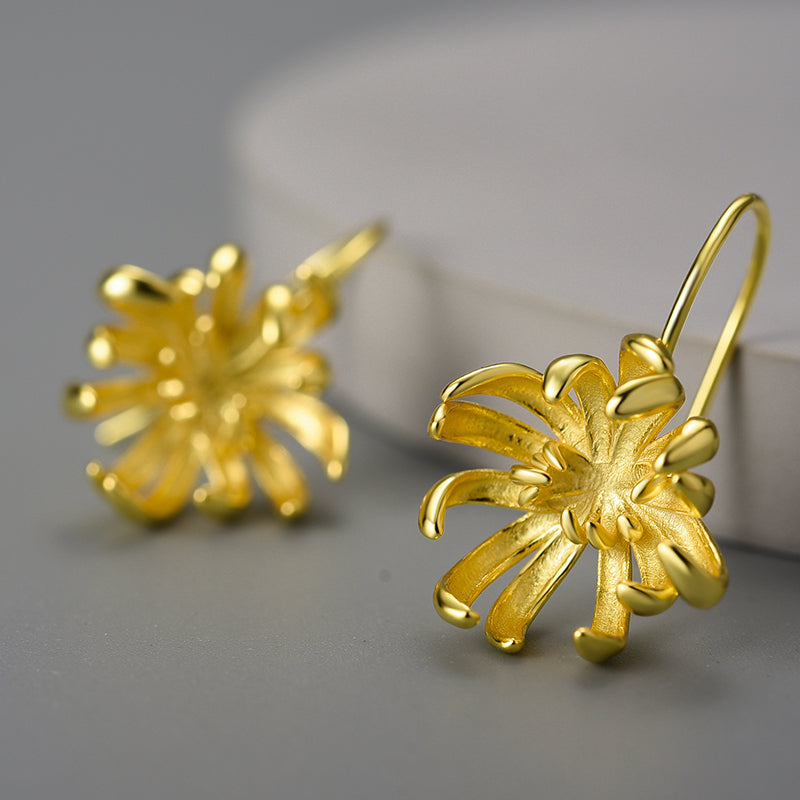 Elegant Chrysanthemum Dangle Earrings.jpg