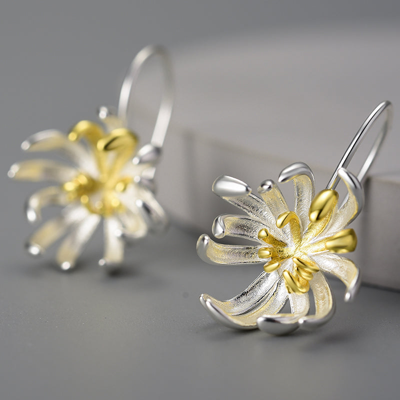 Elegant Chrysanthemum Dangle Earrings.jpg