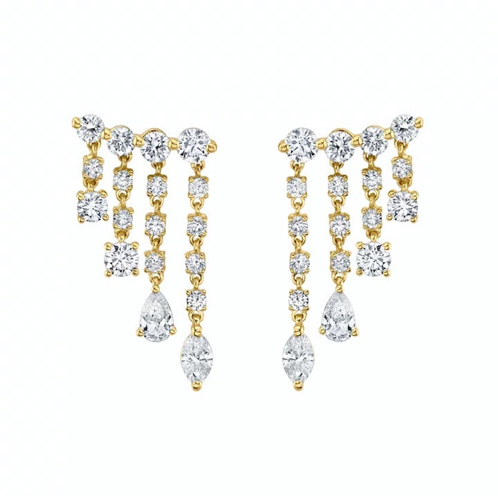 Tassel Drop Earrings | Women's Tassel Earrings | Parure by Asma