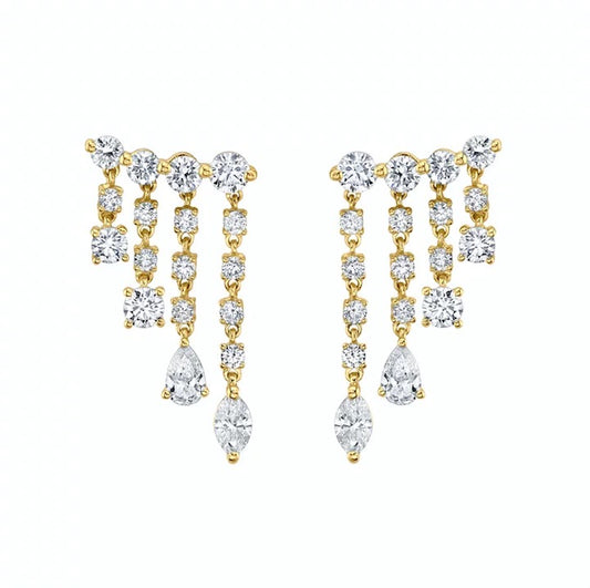 Tassel Drop Earrings | Women's Tassel Earrings | Parure by Asma