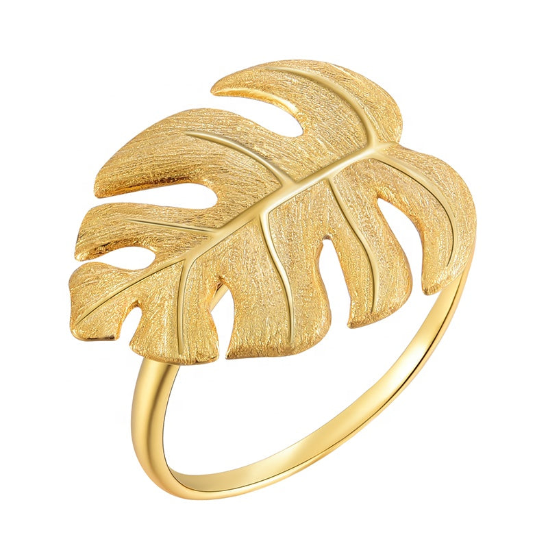 Monstera Leaf Statement Ring.jpg